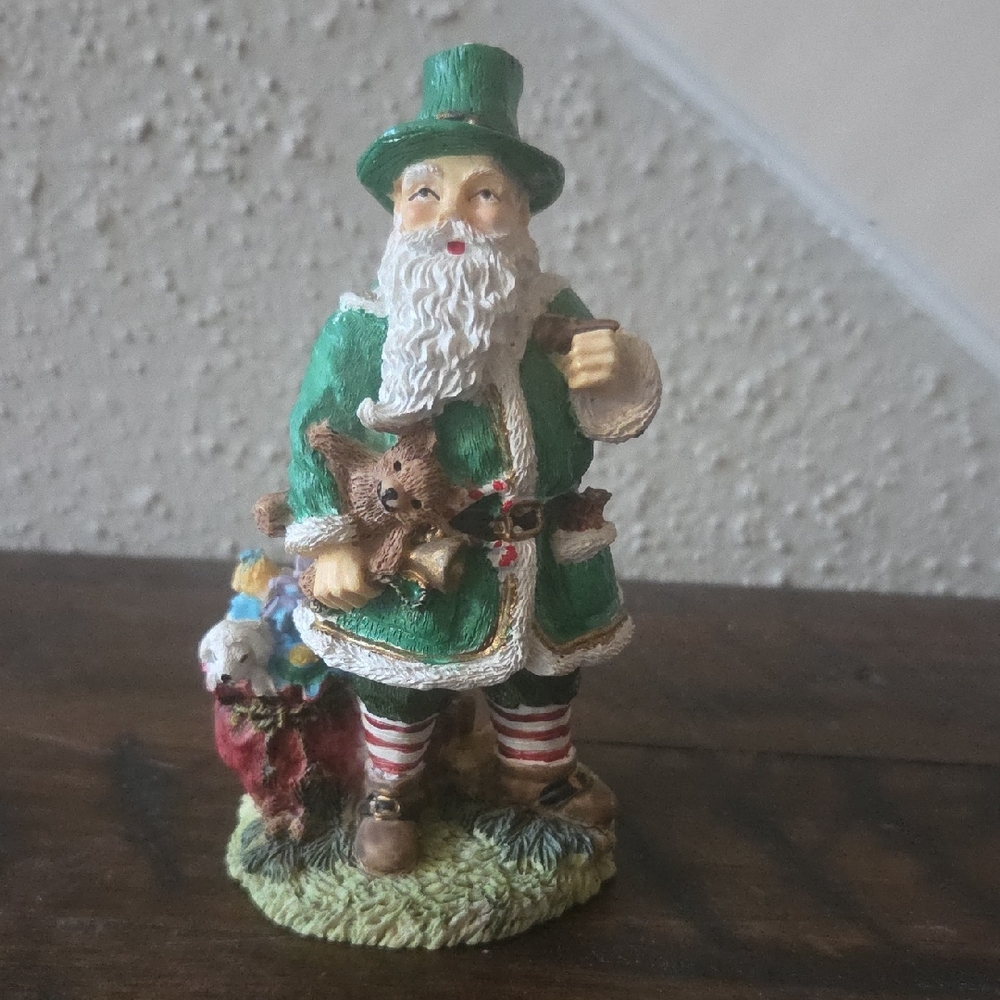 Irish Santa In Great Condition From Internat'l Santa Collection🌲